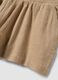 Beige pure cotton shorts_5