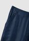 Blue denim jeans in 100% lyocell with elasticated waist, relaxed fit_5