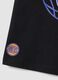Black short-sleeved pure cotton T-shirt_3