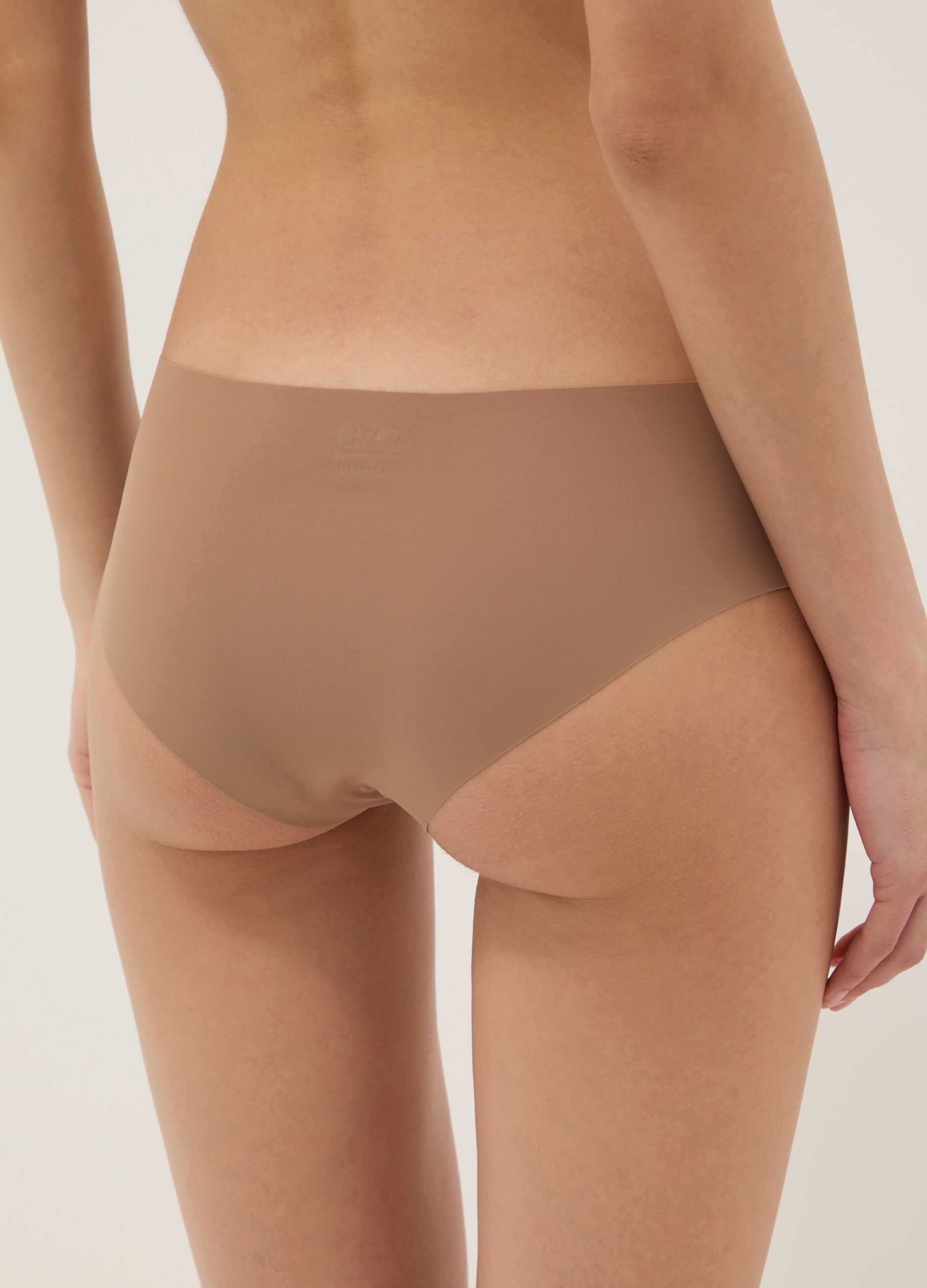 Comfortable Regular Fit Beige Briefs