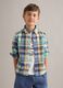 Kids' regular fit multicolor check pure cotton shirt_0
