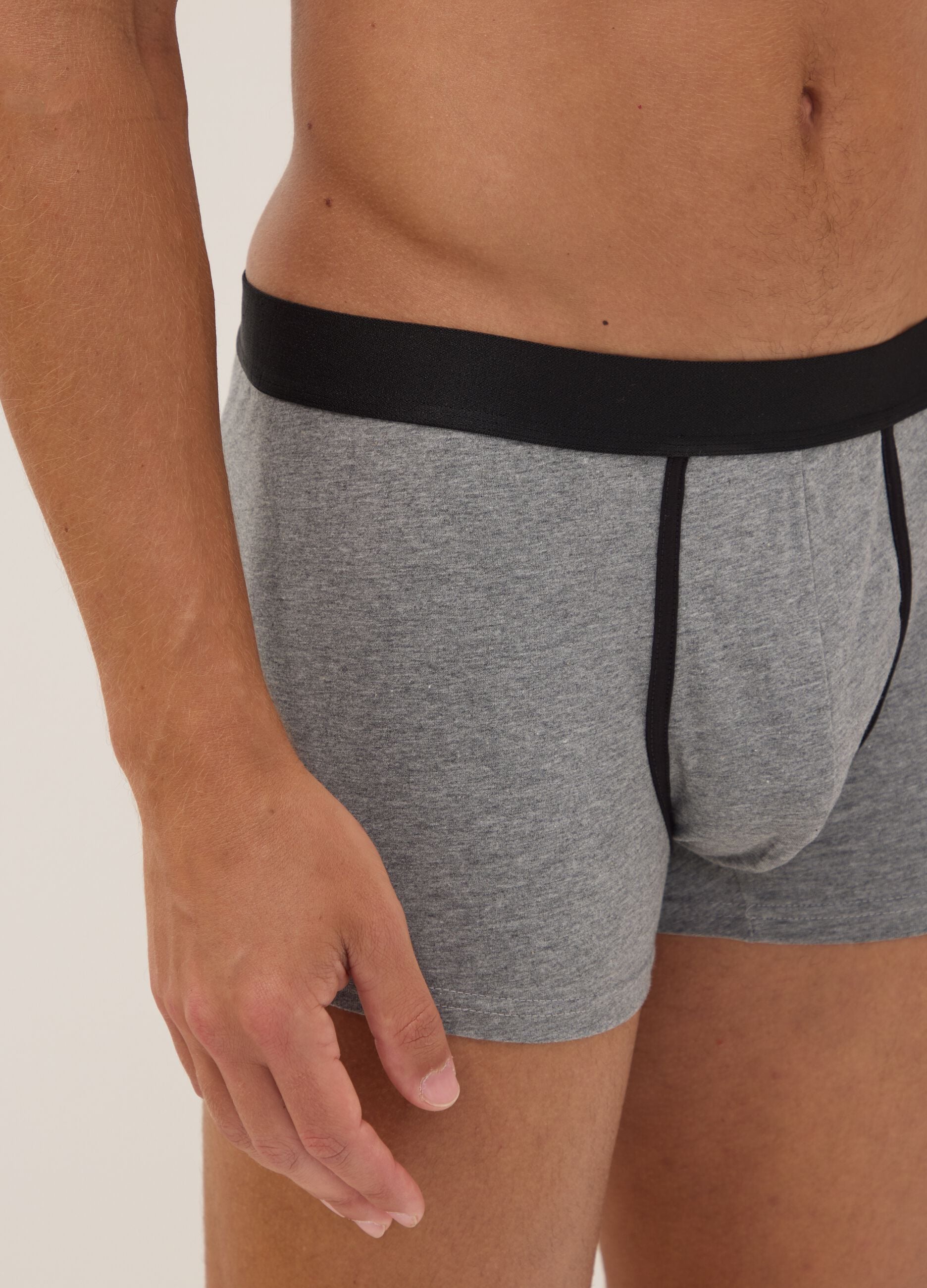 3-pack of multicolour stretch organic cotton boxers