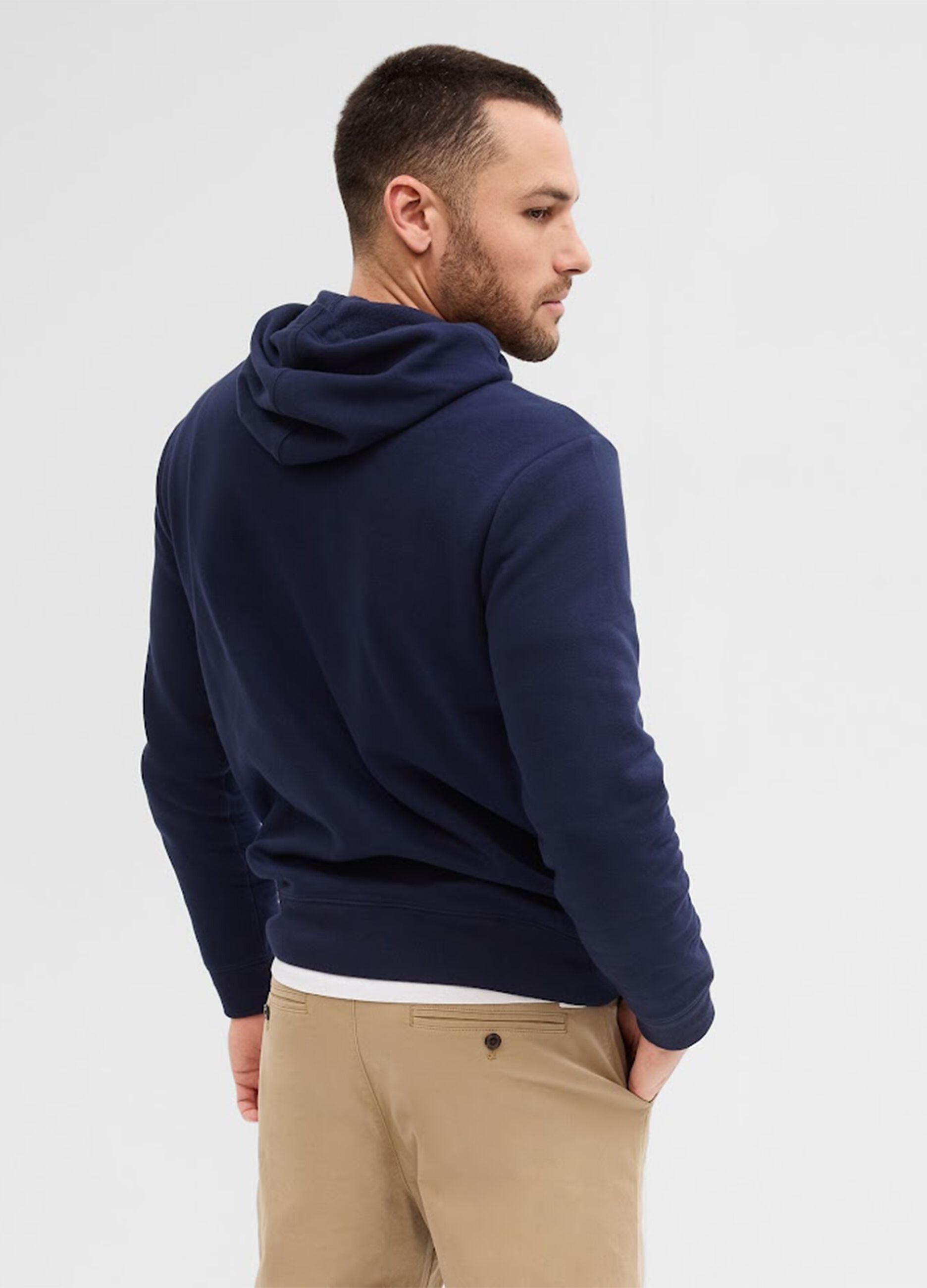 Hoodie with embroidered logo