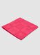 Pink pure cotton beach towel with jacquard pattern_0