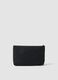 Black zip pouch with wrist strap_1