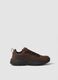 Brown genuine leather shoes with lug sole_0