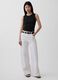 Ribbed cotton-blend tank top_2