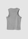 Grey stretch cotton tank top_4