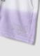 Purple cotton-blend shorts with elasticated waist for girls, regular fit_2