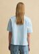 Blue short sleeve pure cotton regular fit shirt_2