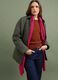 Green quilted padded jacket with buttons_2