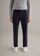 Straight blue twill chinos in pure cotton regular fit_1