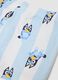 Blue printed swim trunks for boys_3