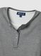 Multicolour pure cotton regular fit jumper with Henley collar_5