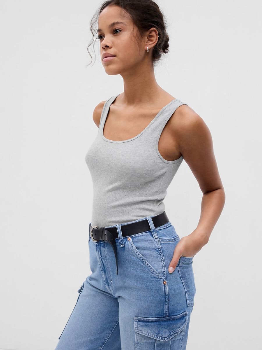 Tank top in cotone e modal stretch_0