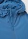 Blue water-repellent hooded jacket with zip, regular fit for boys_3