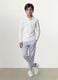 Boys&rsquo; white organic cotton piqu&eacute; polo shirt, regular fit_2