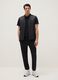 Black Sleeveless Padded Jacket Regular Fit_1