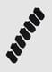 Seven-pack of black ankle socks in organic cotton jersey blend_0