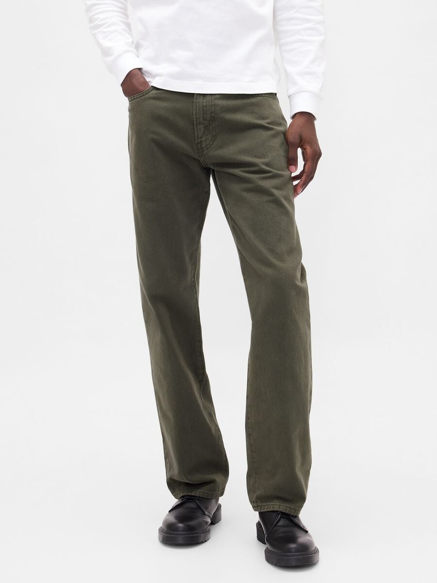 Green Cotton Trousers_1