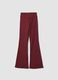 Red flared leggings in breathable stretch fabric ALTAVIA STUDIO_5