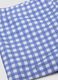 Blue gingham stretch swim shorts_3