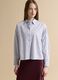 Blue striped pure cotton regular-fit shirt_2
