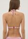 White triangle bikini top in stretch fabric_2