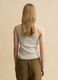 Fitted tank top in beige viscose blend_3