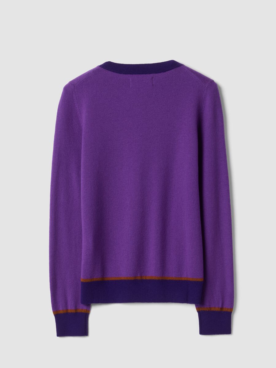 Purple pure wool crew-neck jumper_2