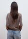 Grey pure wool crew-neck cardigan with buttons, regular fit_3