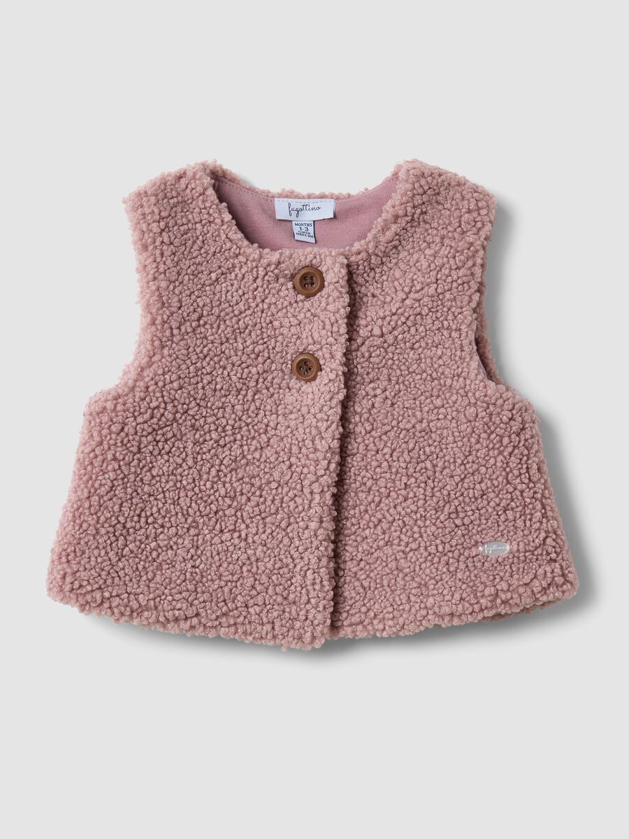 Pink regular-fit gilet_0