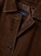 Brown Genuine Leather Blazer with Regular Fit and Classic Lapels_5