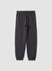 Grey relaxed-fit joggers in 100% organic cotton_0