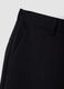 Black stretch carrot-fit chino trousers_5