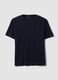 The Iconic Tee blue pure cotton short-sleeve relaxed fit T-shirt_4