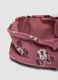 Pink Minnie print stretchy organic cotton scarf for girls_2