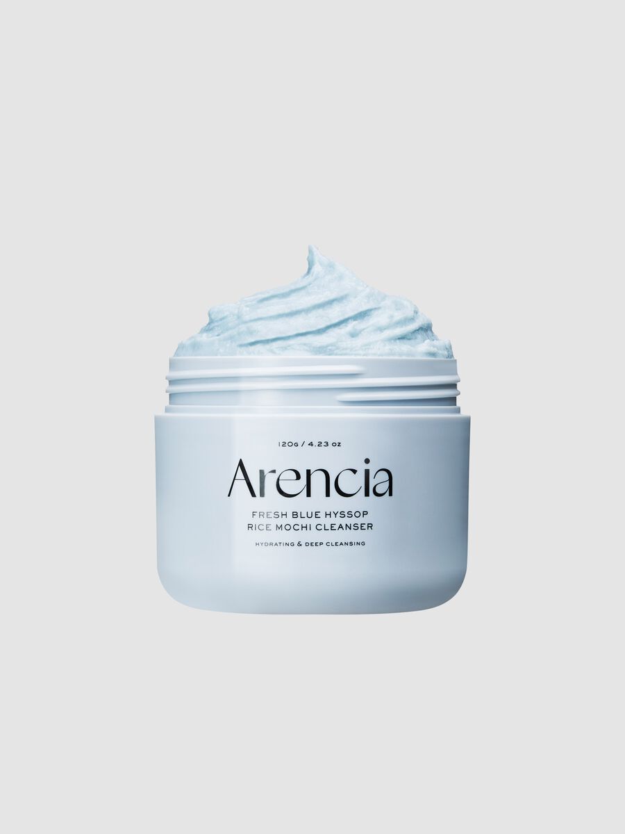 Refreshing face cleanser with rice and blue hyssop_0