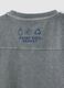 Children's grey pure cotton t-shirt regular fit with patch_3