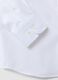 White slim-fit pure cotton twill shirt with French collar, non-iron_5