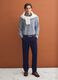 Green checked Oxford shirt in pure cotton with button-down collar, regular fit_1