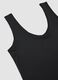 Black stretch vest top, regular fit_5