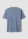 The Iconic Tee blue pure cotton short-sleeve T-shirt, relaxed fit_6