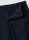 Blue The Iconic Pants in stretchy cotton-blend, barrel fit_1