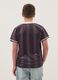 Black boys&rsquo; sporty T-shirt with vertical stripes and Jeep logo_1