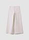 White stretch cotton wide-leg trousers_6