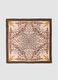 Brown patterned viscose and wool blend scarf_1