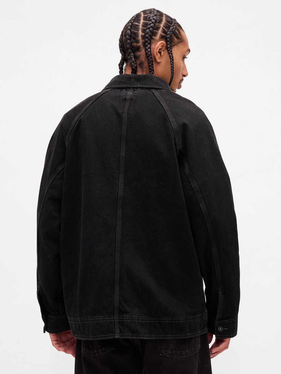 Black cotton jacket_1
