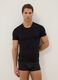 Black stretch modal T-shirt, regular fit_0