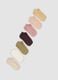 Seven-pack of multicolour stretch organic cotton socks with glitter_0